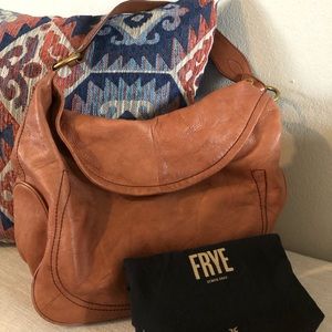 FRYE Shoulder Bag 14 x 11 x 5. Whiskey